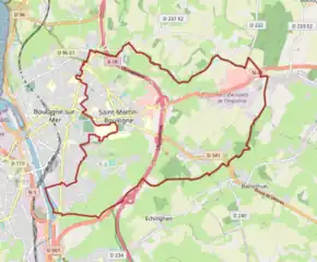 Poziția localității Saint-Martin-Boulogne