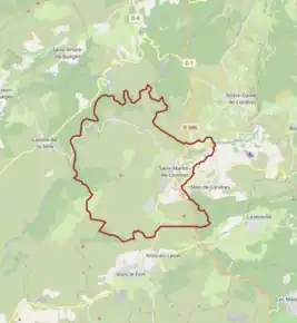 Poziția localității Saint-Martin-de-Londres