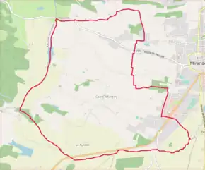 Poziția localității Saint-Martin