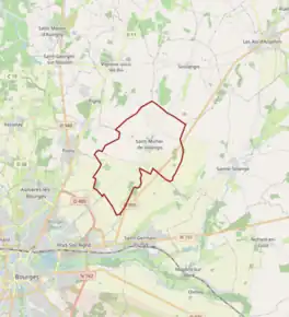 Poziția localității Saint-Michel-de-Volangis