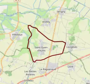 Poziția localității Saint-Ouen-d'Aunis