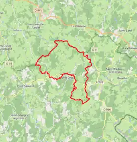 Poziția localității Saint-Pardoux-d'Arnet