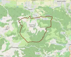 Poziția localității Saint-Paul-d'Izeaux