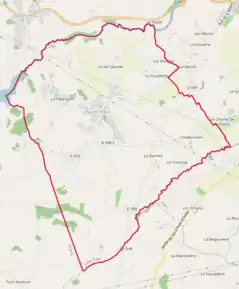 Poziția localității Saint-Paul