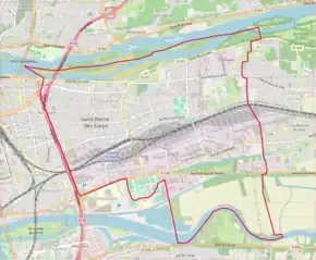 Poziția localității Saint-Pierre-des-Corps