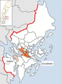 Localizarea comunei în cadrul comitatului