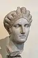 Salonina Matidia (portret de marmură, sculptat în 119, la puţin timp după moartea acesteia), în Musei Capitolini, din Roma