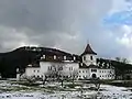 Vedere generală a Mănăstirii Sâmbăta de Sus