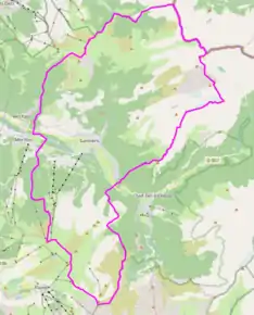 Poziția localității Samoëns