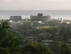 View of the Samoan government buildings in Apia