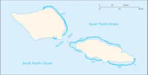 Apia se află în Samoa