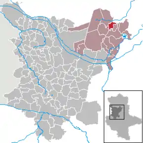 Poziția localității Sandbeiendorf