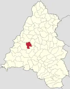 Localizare comunei Sînmartin în cadrul județului Bihor