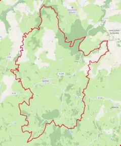 Poziția localității Sannat