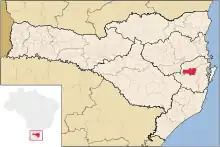 Poziția localității Angelina