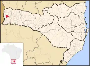 Poziția localității São Miguel do Oeste