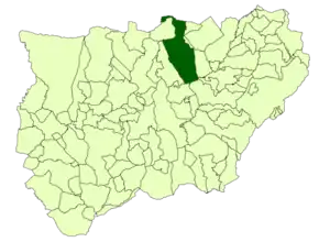 Poziția localității Santisteban del Puerto (Jaén)