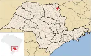 Poziția localității Franca