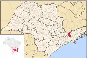 Poziția localității São José dos Campos