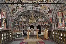 Biserica „Nașterea Domnului” din Sărata, pictura interioară realizată de frații Grecu