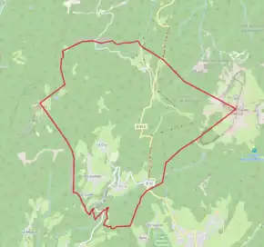 Poziția localității Sarcenas