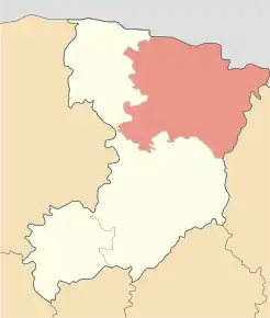 Poziția localității Raionul Sarnî, Rivne