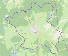 Poziția localității Saulieu