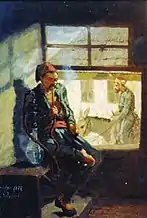 Turc fumând narghilea