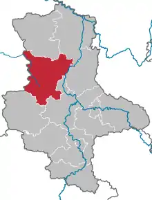 Poziția localității Börde