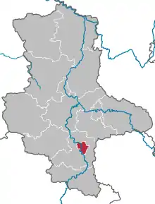 Poziția localității Halle (Saale)