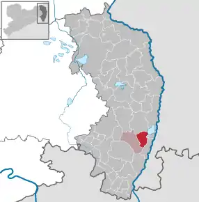 Poziția localității Schönau-Berzdorf