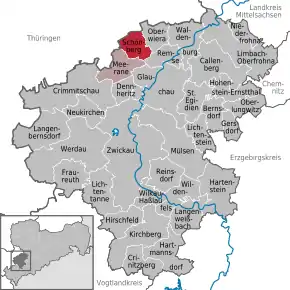 Poziția localității Schönberg