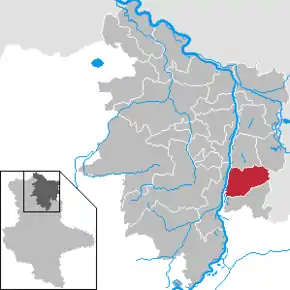 Poziția  Schönhausen (Elbe) pe harta districtului Stendal