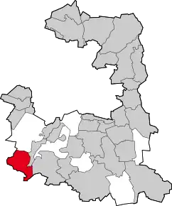 Poziția comunei Schäftlarn pe harta districtului München