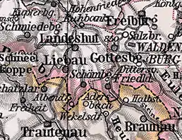 Poziția localității Trutnov