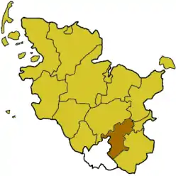 Poziția regiunii Stormarn