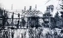 Castelul Berhomet după distrugerea prin ruși 1915