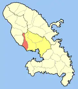 Poziția localității Cantonul Schœlcher-2