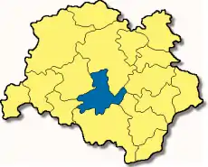 Poziția  Schwabhausen pe harta districtului Dachau