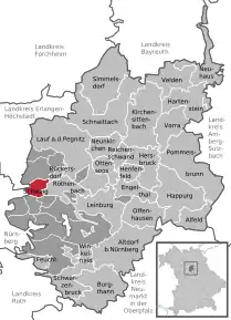 Poziția localității Schwaig b.Nürnberg