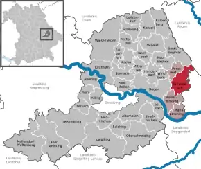 Poziția localității Schwarzach