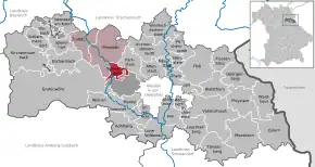 Poziția localității Schwarzenbach