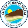 Sigiliul autorităților din Moreno Valley, California