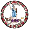 Sigiliul autorităților din Virginia