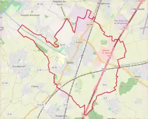 Poziția localității Seclin