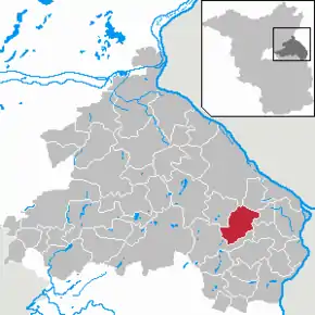 Poziția localității Seelow