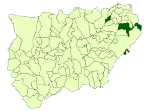 Poziția localității Segura de la Sierra