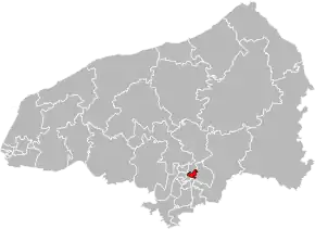 Poziția localității Cantonul Rouen-2