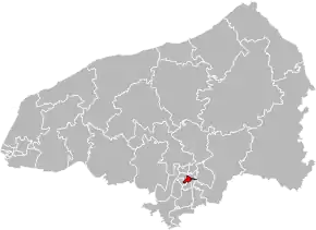 Poziția localității Cantonul Rouen-3