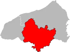 Arondismentul Rouen în cadrul departamentului Seine-Maritime